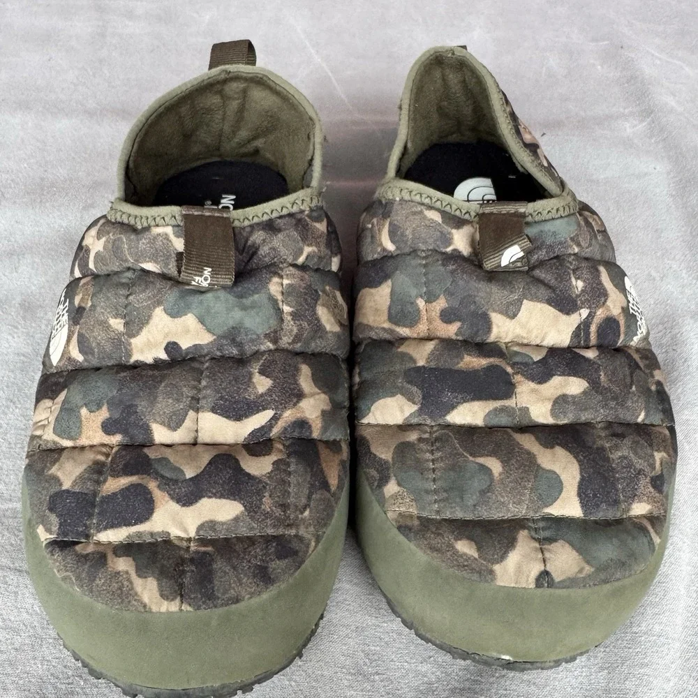 Size 3y - The‎ North Face Boys Thermoball Traction II NF0A39UX Beige Mule Shoes